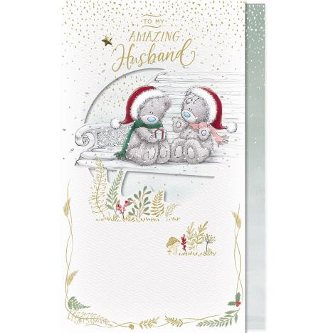 Amazing Husband Handmade Me to You Bear Christmas Card £4.99